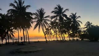 isla saona coucher du soleil